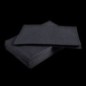 Serviette plastifiÃ©e noire 45x33
