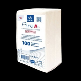 LCH - Compresse Pure N30 en non tissÃ© non stÃ©rile - Paquet de 100