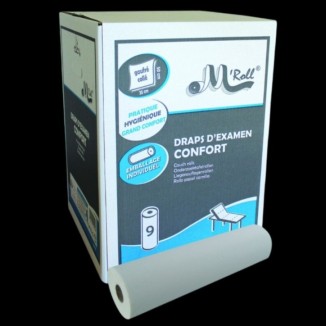 Drap d'examen 121 Formats  (50 x 35cm) - 9 rouleaux