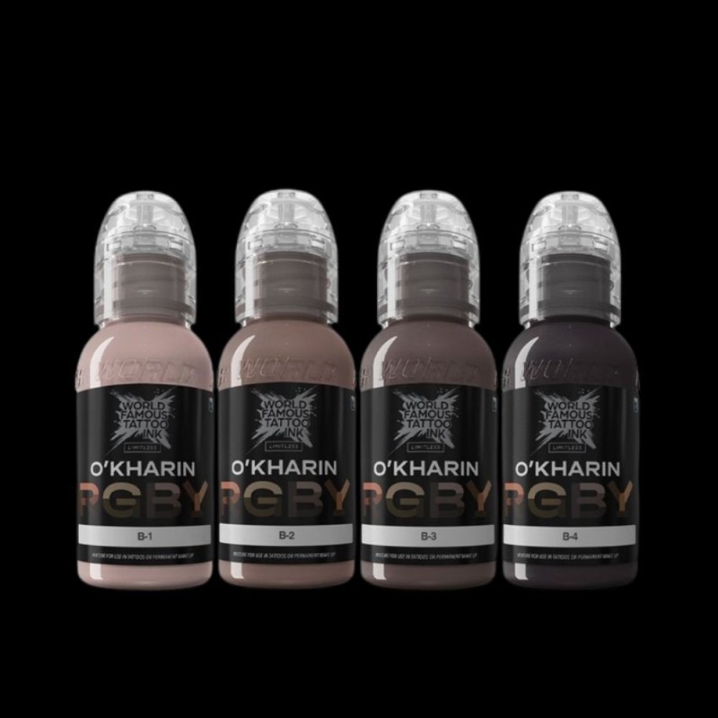 Set World Famous Limitless - Sasha O'Kharin RGBY Blue - 4x 30 ml